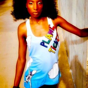 Plane Tickets Women’s Tank Top